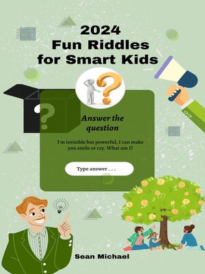 cover image of 2024 FUN RIDDLES  FOR SMART KIDS